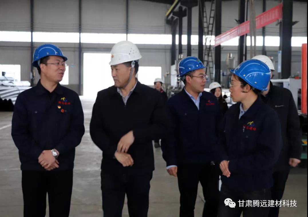 甘肅省工信廳領(lǐng)導蒞臨我公司調研