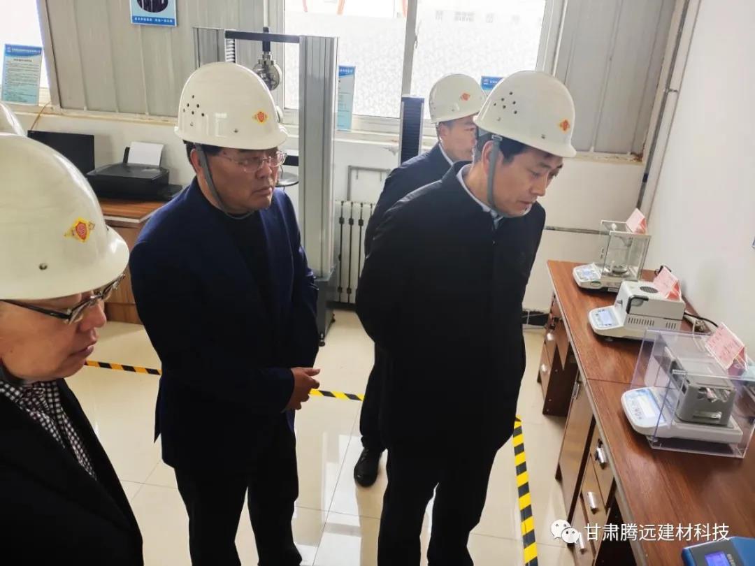 定西市人大領(lǐng)導蒞臨甘肅騰遠調研