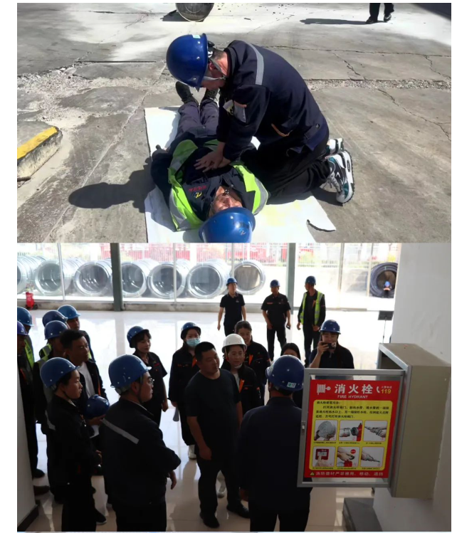 甘肅騰遠建材開(kāi)展消防安全知識培訓及消防演練